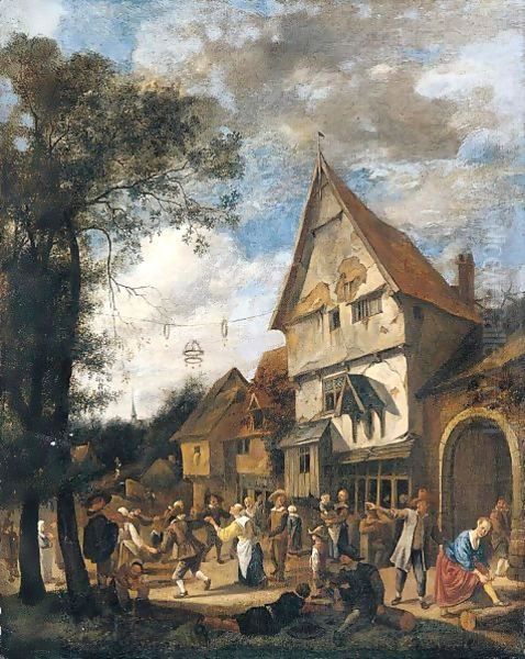 The May Dance Oil Painting by Jan Steen