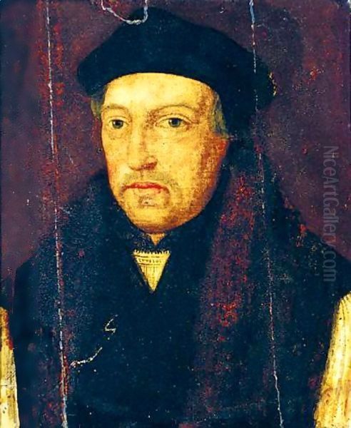 Portrait Of Thomas Cranmer Oil Painting by Hans Holbein the Younger