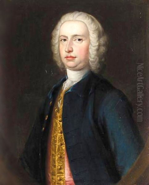 Portrait Of Mr Blackwell Oil Painting by Thomas Hudson