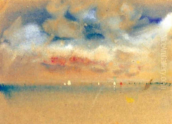 Mists On The Lagoon, Venice Oil Painting by Hercules Brabazon Brabazon