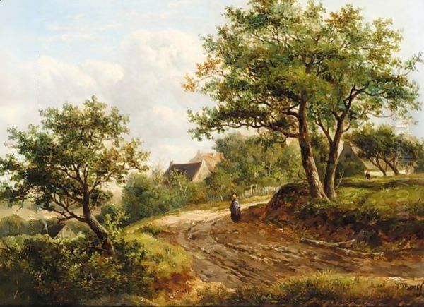 The Road Home Oil Painting by Joseph Thors