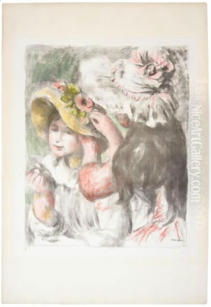 Le Chapeau Epingle, 2eme Planche Oil Painting by Pierre Auguste Renoir