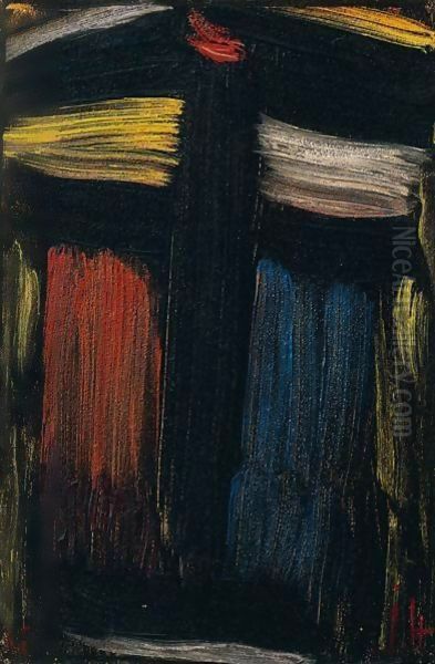 Grosse Meditation (Large Meditation) Oil Painting by Alexei Jawlensky