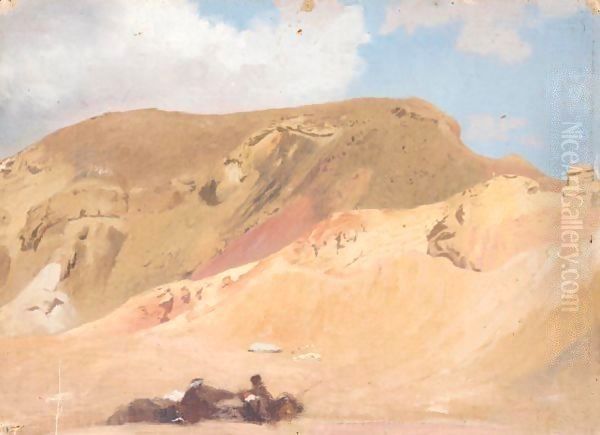 Halte Dans Le Desert Oil Painting by Jean-Leon Gerome