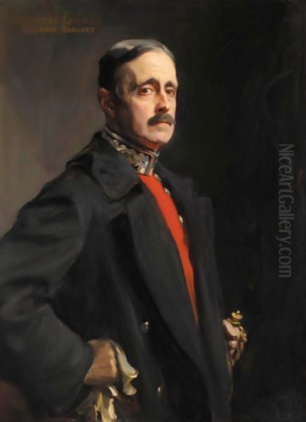 Portrait Of Sir Robert Gresley Oil Painting by Philip Alexius De Laszlo