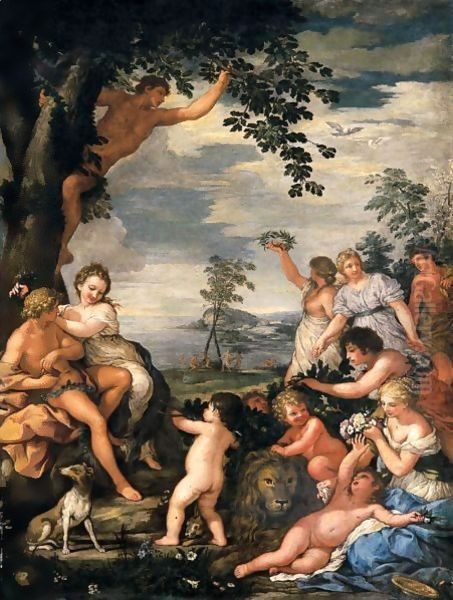 Eta Dell'Oro Oil Painting by Pietro Da Cortona (Barrettini)