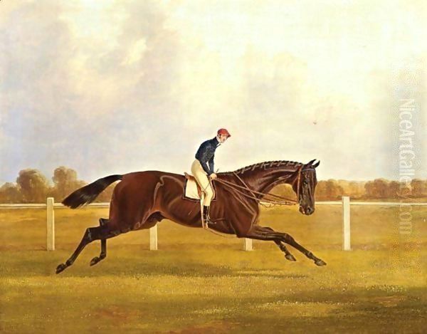 Charles XII, Winner Of The St. Leger, 1839 Oil Painting by John Frederick Herring Snr