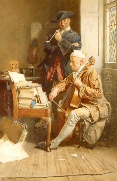 The Solo Oil Painting by Henry Reynolds Steer