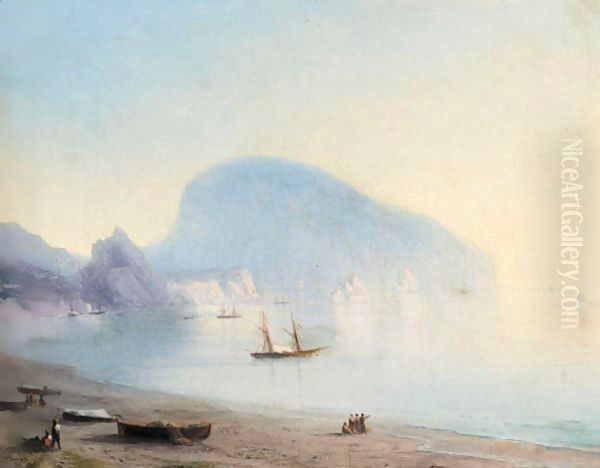 The Ayu-Dag Oil Painting by Ivan Konstantinovich Aivazovsky