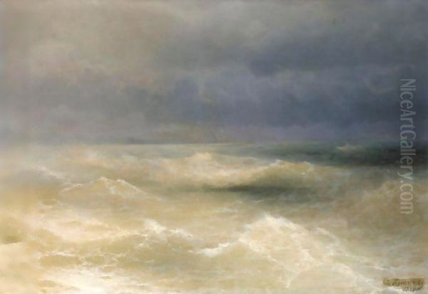 The Black Sea 2 Oil Painting by Ivan Konstantinovich Aivazovsky