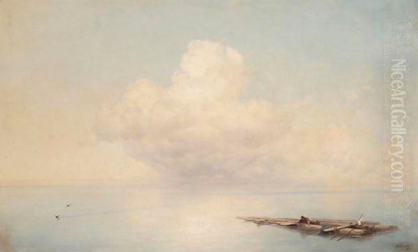 The Survivor Oil Painting by Ivan Konstantinovich Aivazovsky