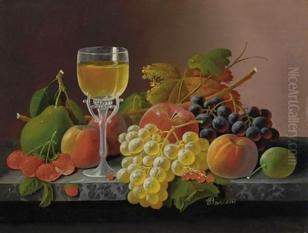 Still Life With Fruit 3 Oil Painting by Severin Roesen