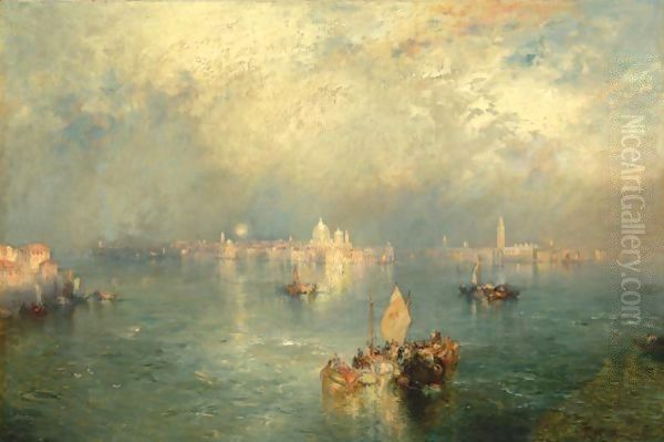 Venice 4 Oil Painting by Thomas Moran