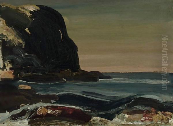 Evening Swells Oil Painting by George Wesley Bellows