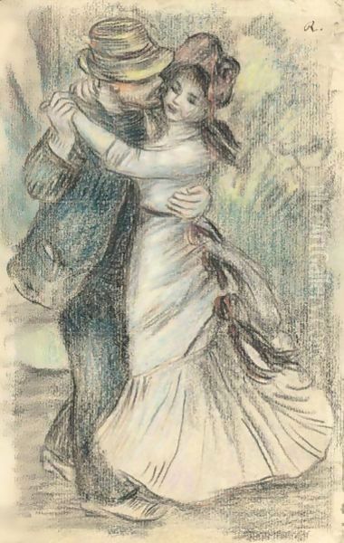 La Danse Oil Painting by Pierre Auguste Renoir