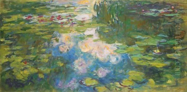 Le Bassin Aux Nympheas Oil Painting by Claude Oscar Monet