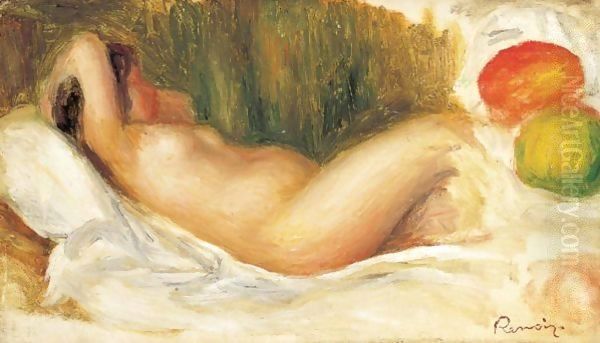 Femme Nue Couchee Oil Painting by Pierre Auguste Renoir