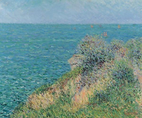 La Mer A Pornic Oil Painting by Gustave Loiseau