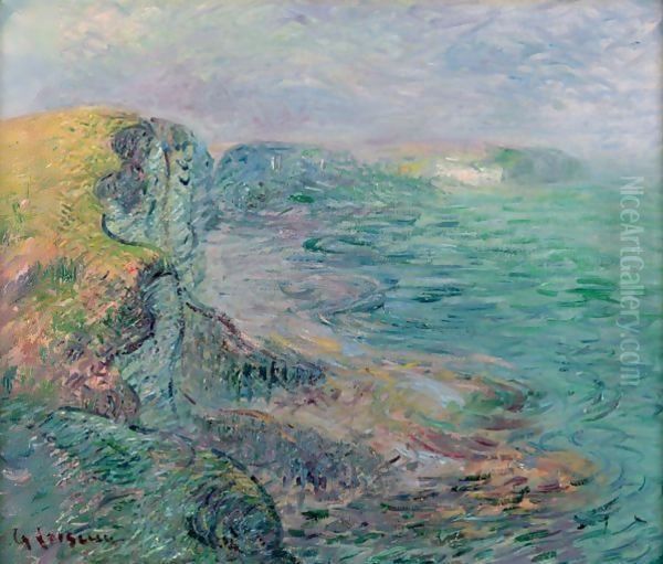 Falaises D'Yport Oil Painting by Gustave Loiseau