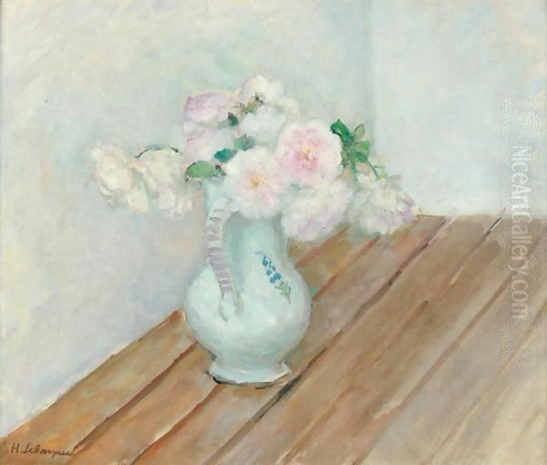 Roses Dans Un Pichet Oil Painting by Henri Lebasque