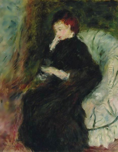 Liseuse Oil Painting by Pierre Auguste Renoir