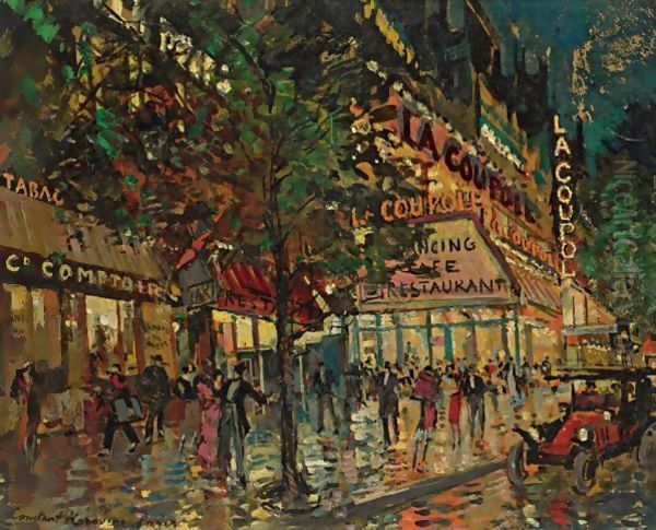 La Coupole, Paris Oil Painting by Konstantin Alexeievitch Korovin