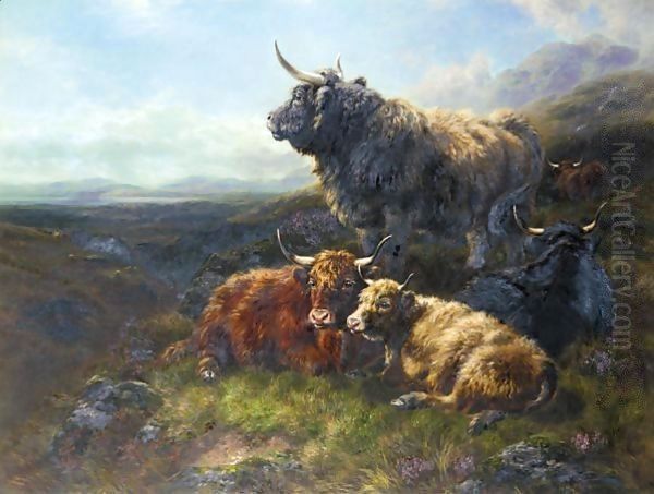 The West Highlanders Oil Painting by William Watson