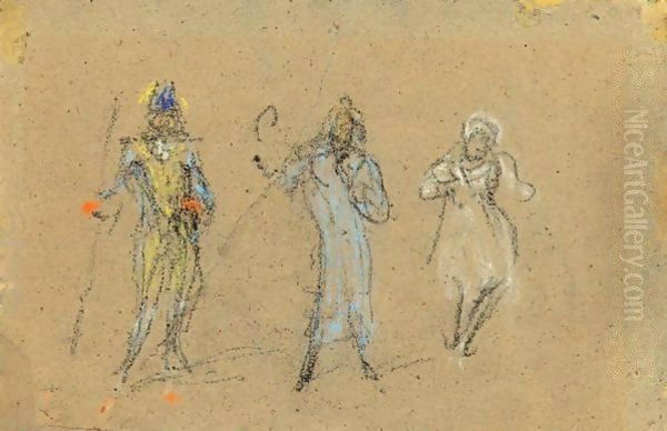 Souvenir Of The Gaiety Oil Painting by James Abbott McNeill Whistler