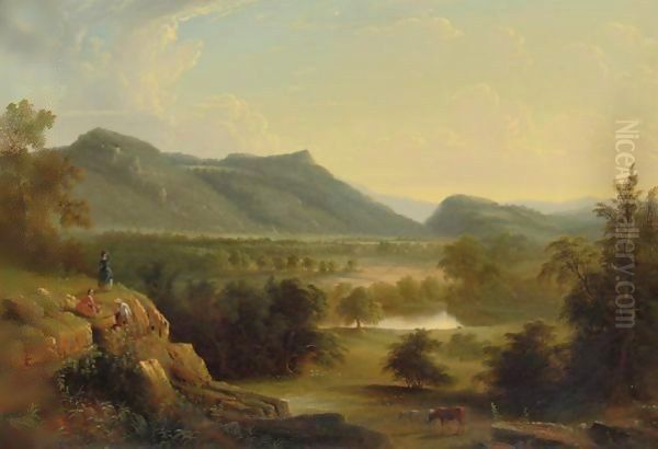 Dover Plains, Dutchess County, New York Oil Painting by Asher Brown Durand