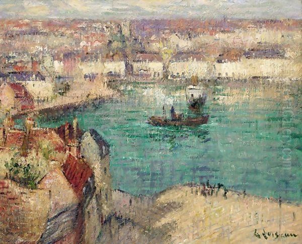 Le Port De Dieppe 2 Oil Painting by Gustave Loiseau