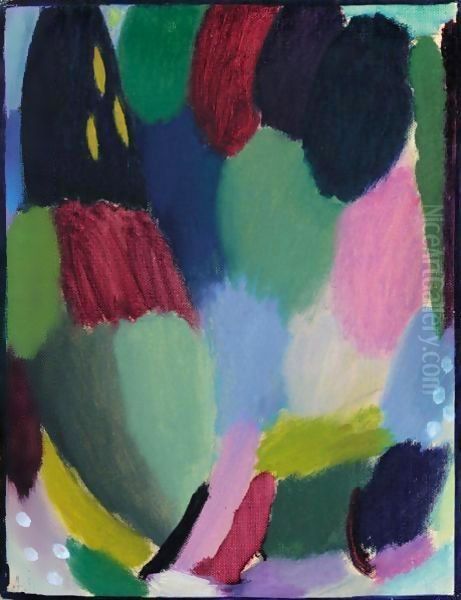 Variation 2 Oil Painting by Alexei Jawlensky