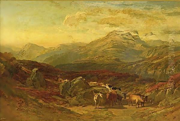 The Rocky Road Oil Painting by William Leighton Leitch