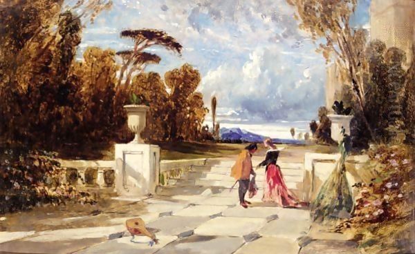 The Enchanted Garden Oil Painting by William James Muller