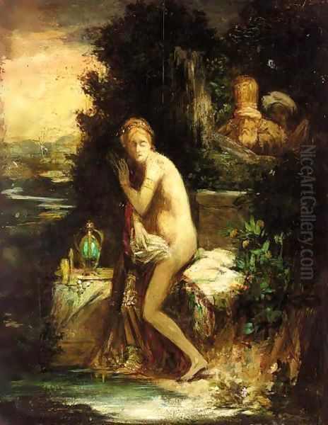 Susanna And The Elders 2 Oil Painting by Pierre Amede Marcel-Beronneau