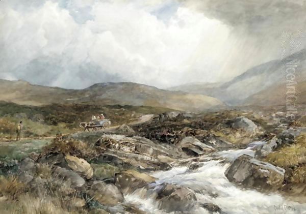 Highland Scenes Oil Painting by David Bates