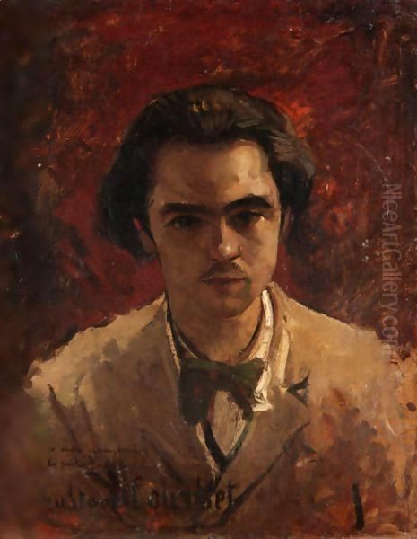 Portrait Of A Gentleman Oil Painting by Gustave Courbet