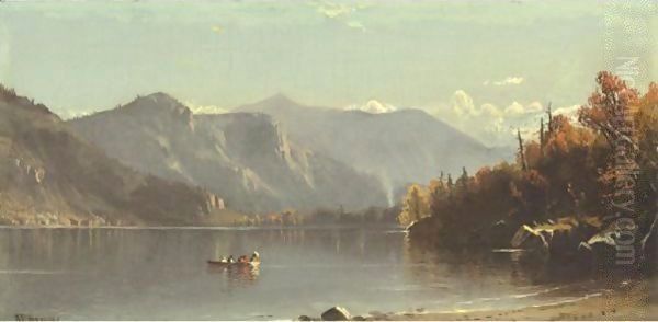 Outing On The Lake Oil Painting by Alfred Thompson Bricher