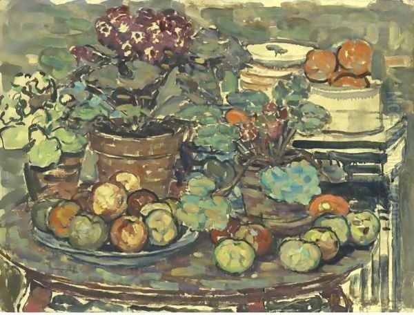 Still Life 2 Oil Painting by Maurice Brazil Prendergast