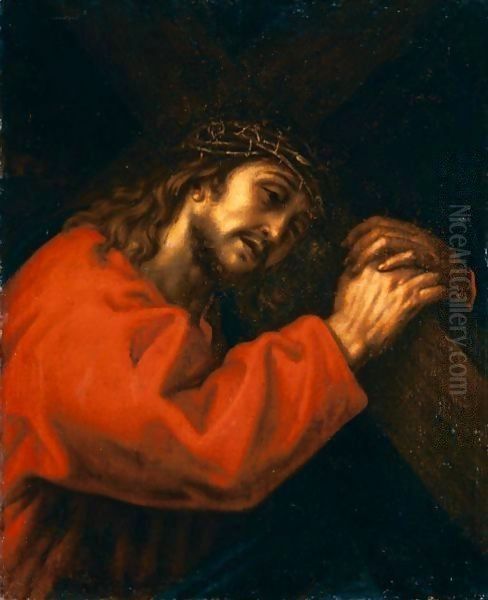 Cristo Portacroce 2 Oil Painting by Italian School