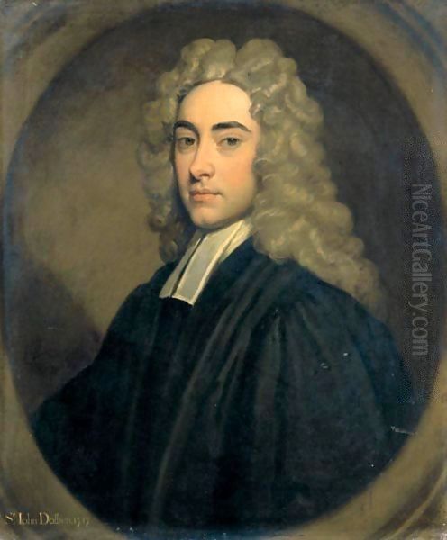 Portrait Of Sir John Dolben, Bt., Of Finedon (1683-1756) Oil Painting by Sir Godfrey Kneller