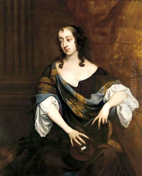 Portrait Of Elizabeth, Countess Of Essex Oil Painting by Sir Peter Lely