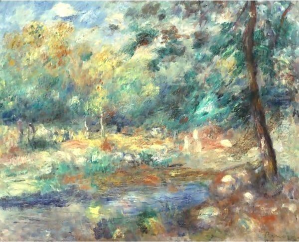 Paysage D'Ete Oil Painting by Pierre Auguste Renoir