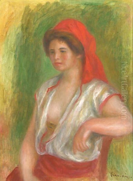 La Belle Sicilienne Oil Painting by Pierre Auguste Renoir