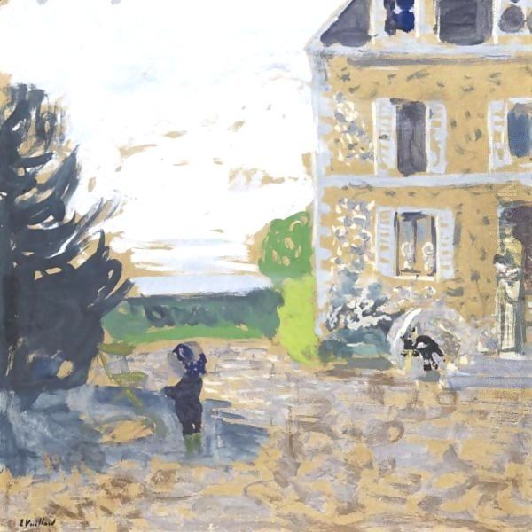 In The Garden, Saint-Jacut Oil Painting by Jean-Edouard Vuillard