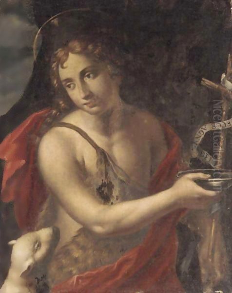 Saint John The Baptist Oil Painting by Italian School