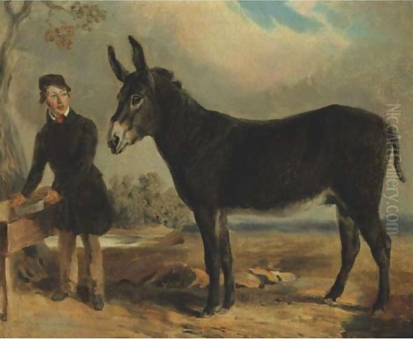 Spanish Jack With John M. Clay Oil Painting by Edward Troye