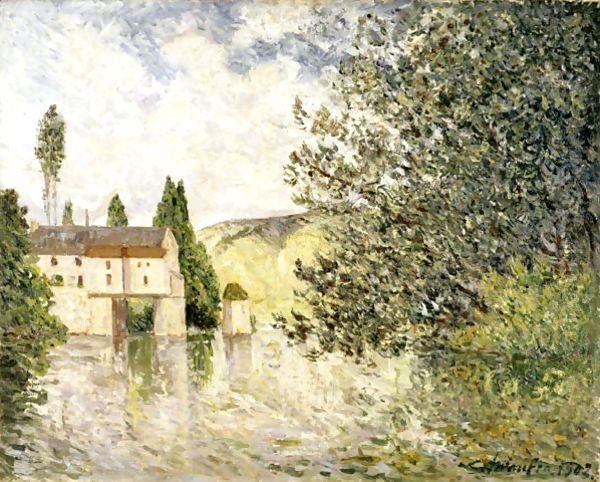 Le Vieux Moulin, Les Andelys Oil Painting by Maxime Maufra