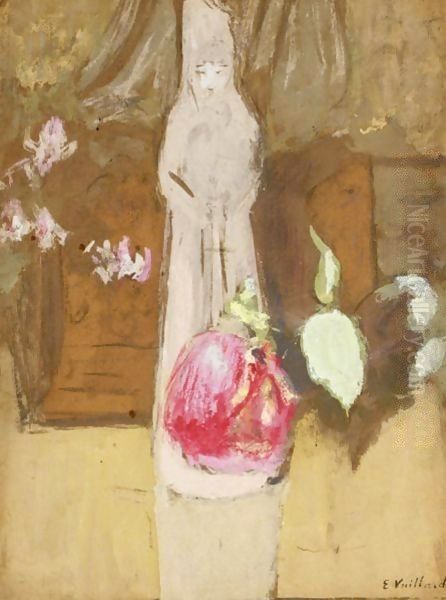 La Statuette Oil Painting by Jean-Edouard Vuillard