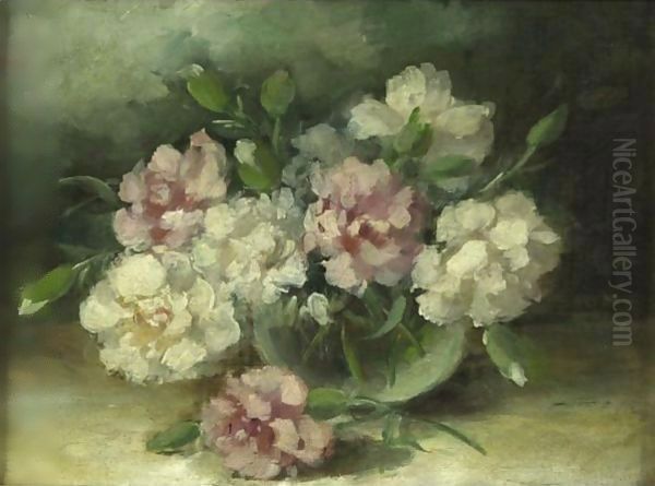 Still Life With Flowers Oil Painting by Charles Ethan Porter