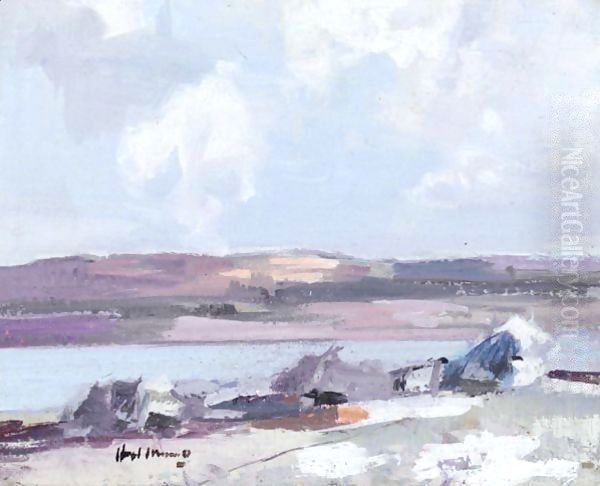 Mull Shore Oil Painting by Hugh Munro